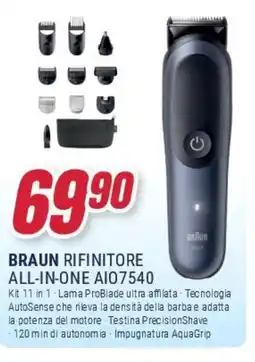 Trony BRAUN RIFINITORE ALL-IN-ONE AIO7540 offerta