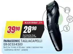 Trony PANASONIC TAGLIACAPELLI ER-GC53-K503 offerta