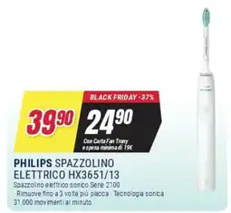 Trony PHILIPS SPAZZOLINO ELETTRICO HX3651/13 offerta