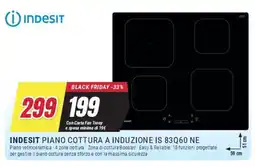 Trony INDESIT PIANO COTTURA A INDUZIONE IS 83Q60 NE offerta