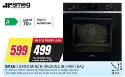 Trony SMEG FORNO MULTIFUNZIONE SF6400TBA2 offerta