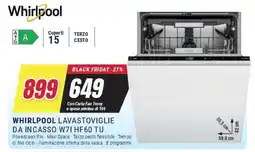 Trony WHIRLPOOL LAVASTOVIGLIE DA INCASSO W7I HF60 TU offerta