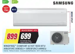 Trony WINDFREE COMFORT S2 KIT 9000 BTU AR60F09C1AWXEU + AR60F09C1AWNEU offerta