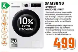 Expert SAMSUNG LAVATRICE WW11DG5B25AEET offerta