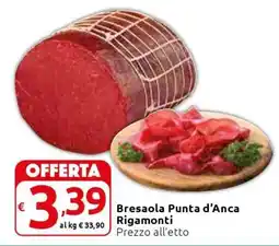 Carrefour Bresaola Punta d'Anca Rigamonti offerta