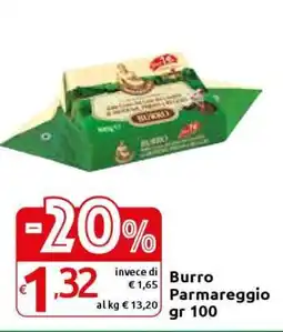 Carrefour Burro Parmareggio gr 100 offerta