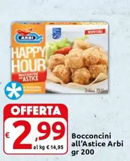 Carrefour Bocconcini all’Astice Arbi offerta