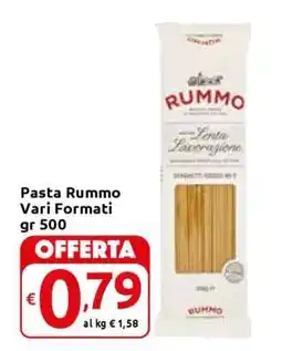 Carrefour Pasta Rummo Vari Formati offerta