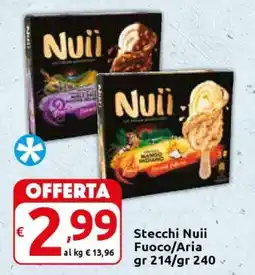 Carrefour Stecchi Nuii Fuoco/Aria offerta