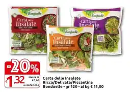 Carrefour Carta delle Insalate Ricca/Delicata/Piccantina offerta