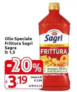 Carrefour Olio Speciale Frittura Sagri Sagra offerta
