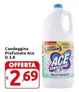 Carrefour Candeggina Profumata Ace lt 3,8 offerta