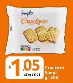 Carrefour Crackers Simpl offerta