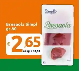 Carrefour Bresaola Simpl offerta