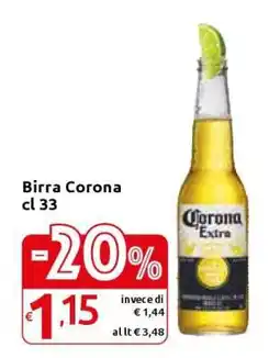 Carrefour Birra Corona cl 33 offerta