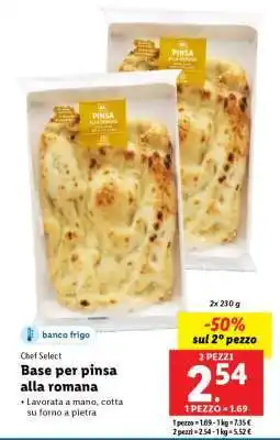 Lidl Base per pinsa alla romana offerta