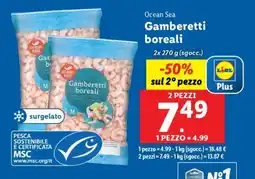 Lidl GAMBERETTI BOREALI offerta