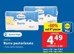 Lidl Burro pastorizzato offerta
