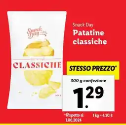 Lidl Snack Day Patatine classiche offerta