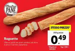 Lidl Baguette offerta