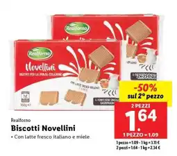 Lidl Biscotti Novellini offerta