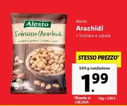 Lidl Alesto Arachidi offerta