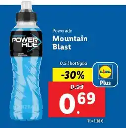 Lidl POWERADE MOUNTAIN BLAST offerta