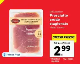 Lidl Prosciutto Crudo Stagionato offerta
