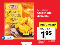 Lidl Harvest Basket Crocchette di patate offerta