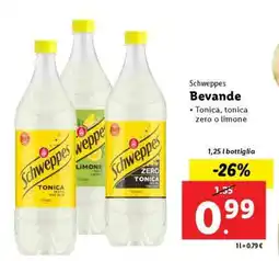 Lidl Schweppes Bevande offerta