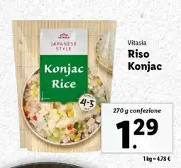 Lidl Vitasia Riso Konjac offerta