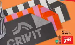 Lidl CRIVIT Telo mare offerta