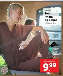 Lidl Tuta intera da donna offerta
