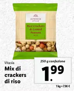 Lidl Vitasia Mix di crackers di riso offerta