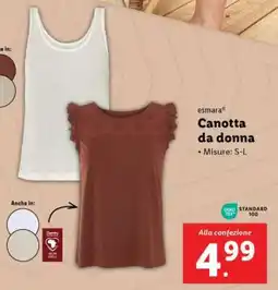 Lidl Canotta da donna offerta