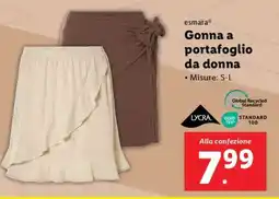 Lidl Gonna a portafoglio da donna offerta