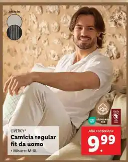 Lidl LIVERGY Camicia regular fit da uomo offerta
