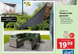 Lidl LIVARNO home Tenda a vela parasole offerta