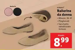 Lidl Ballerine da donna offerta