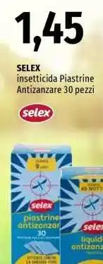 Famila SELEX insetticida Piastrine Antizanzare 30 pezzi offerta