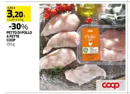 Coop PETTO DI POLLO A FETTE COOP offerta