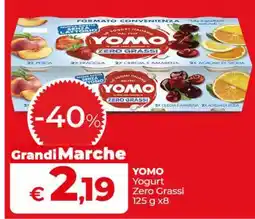 Coop YOMO Yogurt Zero% Grassi offerta