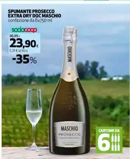 Coop SPUMANTE PROSECCO EXTRA DRY DOC MASCHIO offerta