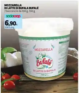 Coop MOZZARELLA DI LATTE DI BUFALA BUFALÉ offerta