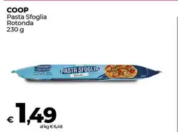 Coop COOP Pasta Sfoglia Rotonda offerta