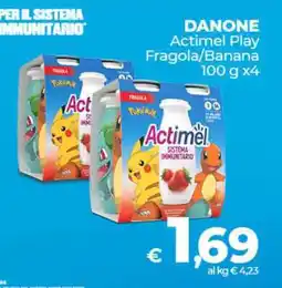Coop Danone Actimel Play Fragola/Banana offerta