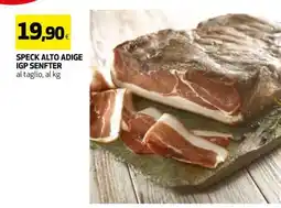 Coop SPECK ALTO ADIGE IGP SENFTER offerta