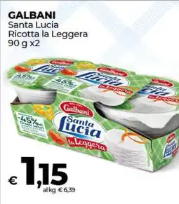 Coop GALBANI Santa Lucia Ricotta la Leggera offerta