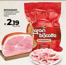 Coop ROVAGNATI Prosciutto Cotto Granbiscotto offerta