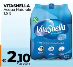 Coop Vitasnella Acqua naturale offerta